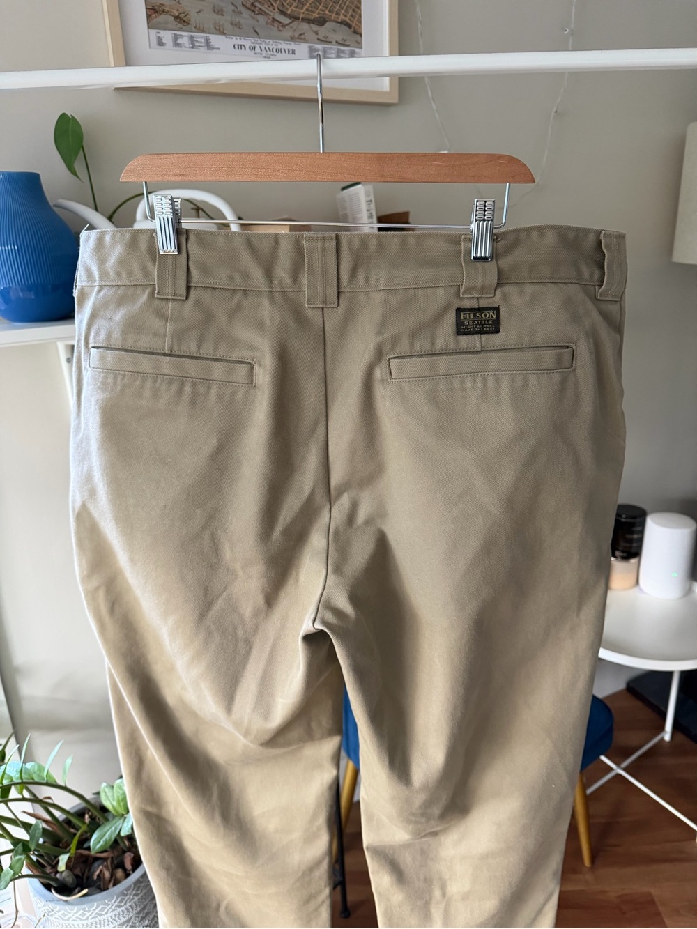Filson Men's Tan Heavy Cotton Chinos